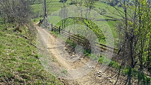 Mountain rural road