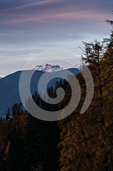 Mountain scapes in Trentino Alto Adige