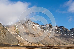 Mountain scence in Iceland