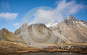 Mountain scence in Iceland