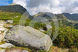 Mountain scene in Slovakian Tatras