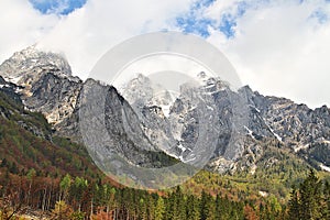 Mountain Scene in Triglav National Park, Slovenia