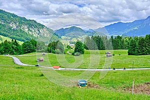 Mountain Scenery in the Allgaeu Alps