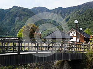 Mountain scenery around Lake Saiko - Fuji Five Lakes, Japan