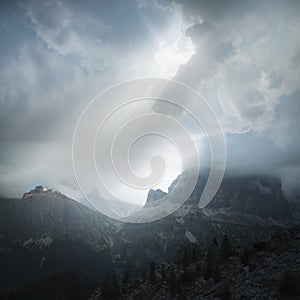 Mountain scenery fantasy