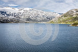 Mountain scenery in Jotunheimen National Park in Norway