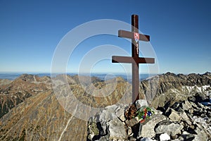 Summit of Krivan, Vysoke Tatry, Liptov region, Slovakia