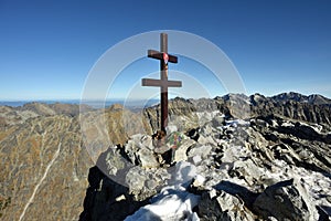 Summit of Krivan, Vysoke Tatry, Liptov region, Slovakia