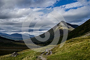 Mountain in Scottish Highlands