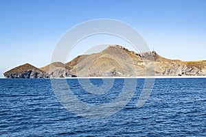 Mountain, sea and beach Cabo Gata