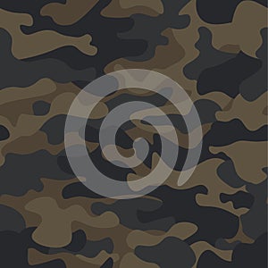 Mountain Seamless Camouflage Pattern with abstract lines for Army Clothing and apparels. Camouflage pattern background photo