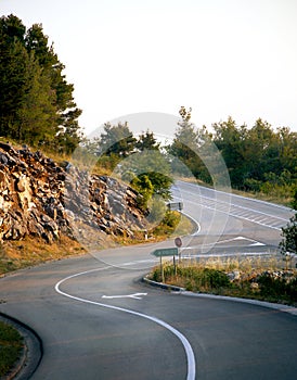 Mountain serpentine in Montenegro