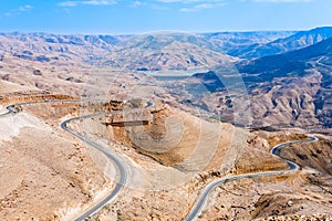 Mountain serpentine road, Jordan - 2