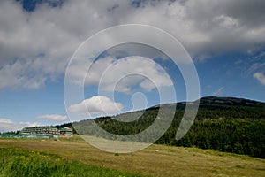 Mountain shelter Spind;erova bouda in the Giant Mountains/ Krkonose Pass