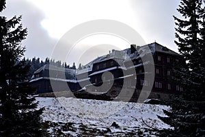 Mountain shelter Strzecha Akademicka in Karkonosze