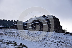 Mountain shelter Strzecha Akademicka in Karkonosze