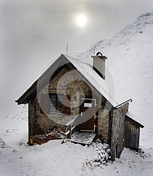 Mountain Shelter on Watzmann