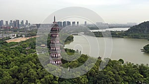 Mountain Shunfengshan Park, Foshan City, China