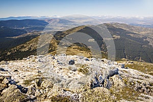 Mountain in the Sierra de Guadarrama National Park photo