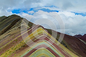 Mountain of Siete Colores near Cuzco