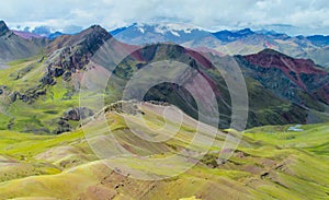 Mountain of Siete Colores near Cuzco