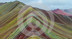 Mountain of Siete Colores near Cuzco
