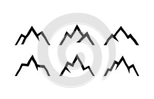 Mountain Silhouette Clip art vector