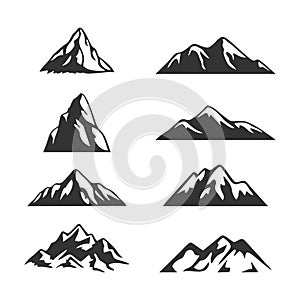 Mountain Silhouette Collection set