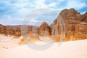 Mountain in Sinai desert Egypt