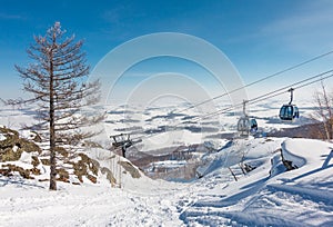 Mountain ski center Metallurg-Magnitogorsk