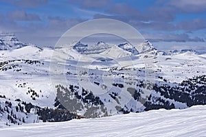 Mountain Ski Resort Bannf National Park Alberta Canada