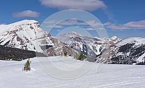 Mountain Ski Resort Bannf National Park Alberta Canada