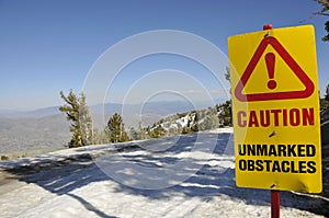 Mountain Ski Resort Signage