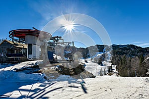 Mountain ski resort Vogel Slovenia - nature and sport photo