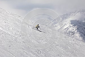 Mountain-skier