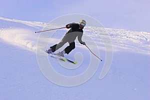 Mountain-skier
