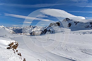 Mountain skiing - Italy, Valle d`Aosta, Cervinia