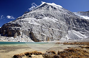 Mountain,sky and lake