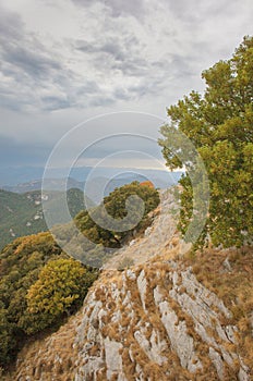 Mountain slopes and panoramic views in northern Catalonia