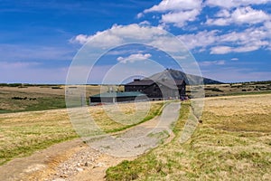 The mountain Sniezka and Meadow Chalet photo