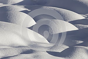 Mountain Snow Moguls