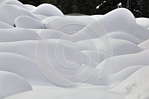 Mountain Snow Moguls