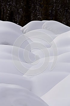 Mountain Snow Moguls