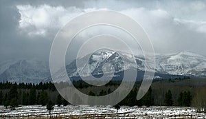 Mountain Snow Storm