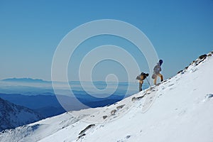 Mountain & snowboard