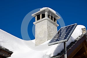 Mountain solar panel