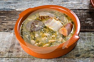 Mountain stew. cocido montanes photo