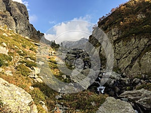 Mountain stream, Valli di Lanzo, Italy photo