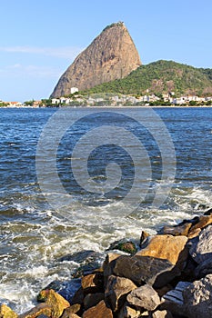 Mountain Sugarloaf from Park Flamengo, Rio de Janeiro, Brazil