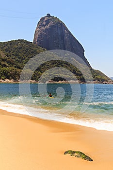 Mountain Sugarloaf Red beach (Praia Vermelha), Rio de janeiro, B photo